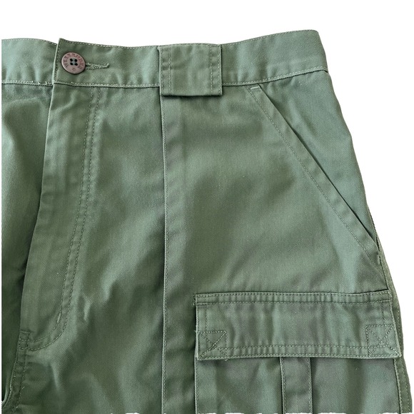 Weekender Men's Trader Cargo Shorts 38 Green Comfort Back-Elastic 6 Pockets‎ - Picture 6 of 11